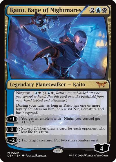 Kaito, Bane of Nightmares (Duskmourn: House of Horror) Near Mint