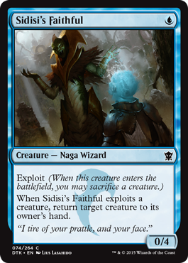 Sidisi's Faithful (Dragons of Tarkir) Light Play Foil