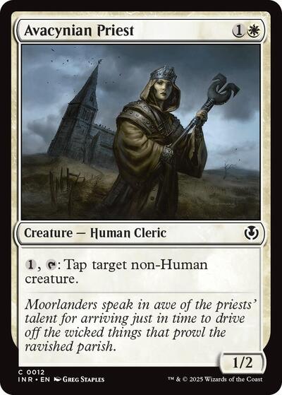 Avacynian Priest (Innistrad Remastered) Light Play Foil