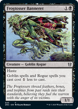 Frogtosser Banneret (Commander 2020 Zendikar Rising) Light Play