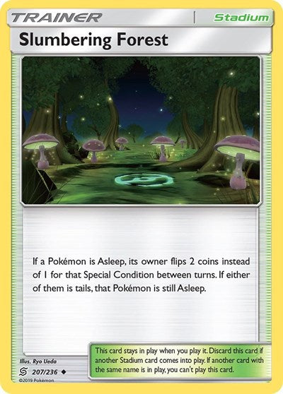 Slumbering Forest (SM - Unified Minds) Near Mint Reverse Holofoil