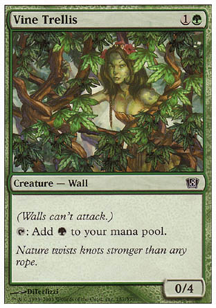 Vine Trellis (8th Edition) Light Play