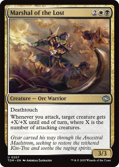 Marshal of the Lost (Tarkir: Dragonstorm) Near Mint Foil