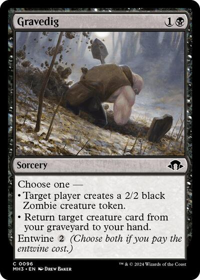 Gravedig (Modern Horizons 3) Light Play Foil