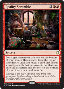 Reality Scramble (Commander 2018) Light Play