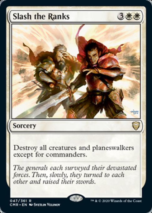 Slash the Ranks (Commander Legends) Light Play Foil