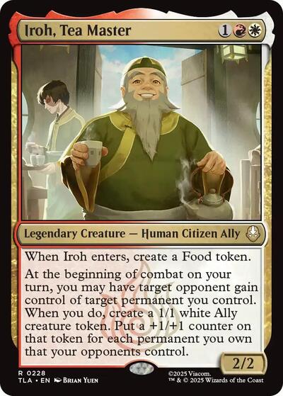 Iroh, Tea Master (Avatar: The Last Airbender) Near Mint Foil