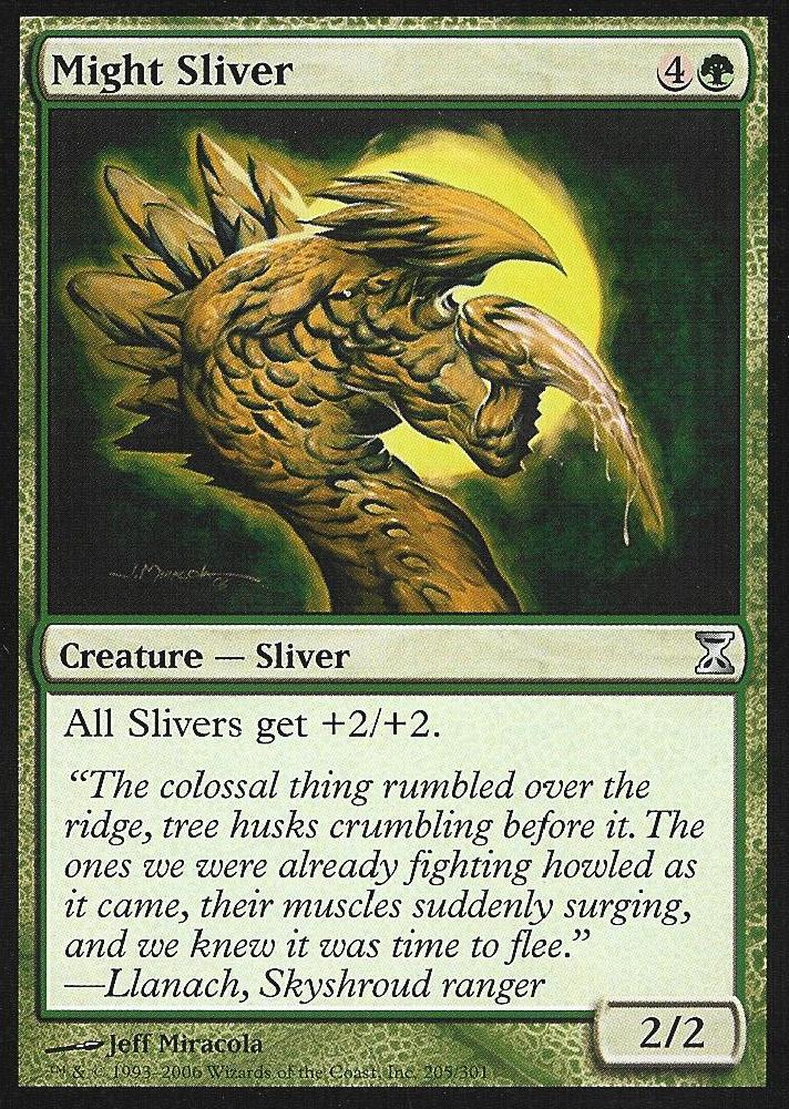 Might Sliver (Time Spiral) Light Play