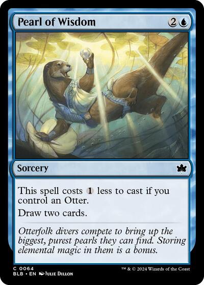 Pearl of Wisdom (Bloomburrow) Near Mint Foil
