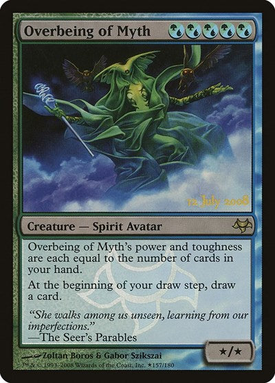 Overbeing of Myth (Promos: Prerelease Cards) Light Play Foil