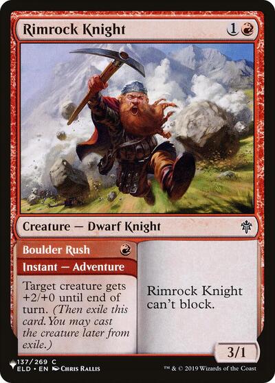Rimrock Knight (The List) Near Mint