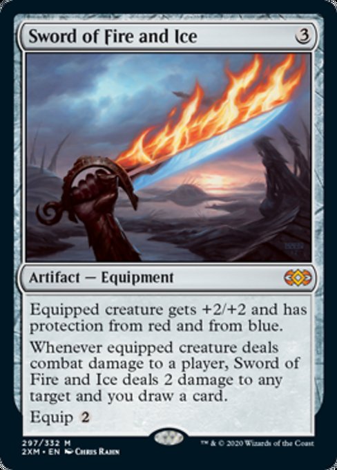 Sword of Fire and Ice (Double Masters) Light Play