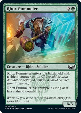 Rhox Pummeler (Streets of New Capenna) Light Play Foil