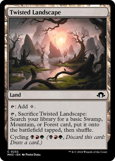 Twisted Landscape (Modern Horizons 3) Light Play Foil