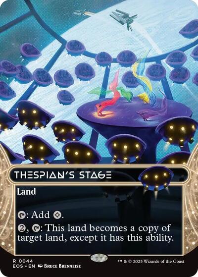 Thespian's Stage (0044) (Borderless) (Stellar Sights) Near Mint
