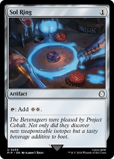 Sol Ring (Universes Beyond: Fallout) Light Play Foil