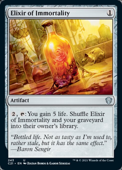 Elixir of Immortality (Commander 2021 Strixhaven) Light Play