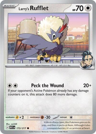 Larry's Rufflet (ME: Ascended Heroes) Near Mint