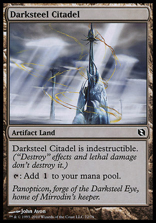 Darksteel Citadel (Duel Decks: Elspeth vs Tezzeret) Light Play