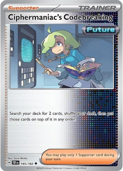 Ciphermaniac's Codebreaking - 145 (SV05: Temporal Forces) Near Mint