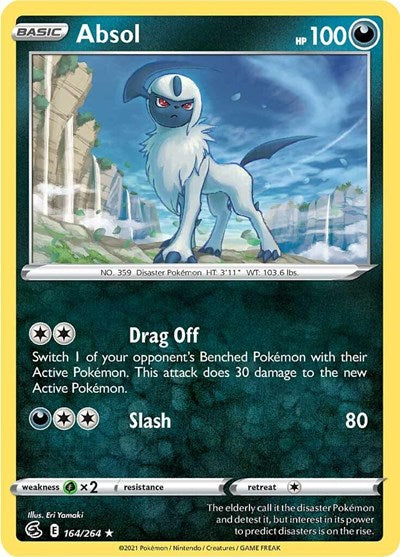 Absol (SWSH08: Fusion Strike) Near Mint Reverse Holofoil
