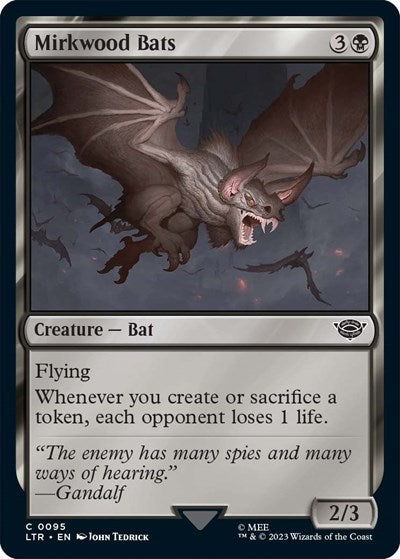 Mirkwood Bats (Universes Beyond: The Lord of the Rings: Tales of Middle-earth) Near Mint Foil