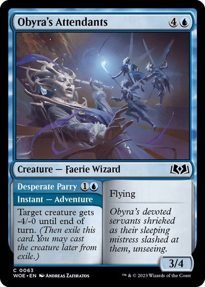 Obyra's Attendants (Wilds of Eldraine) Near Mint Foil