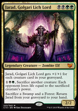 Jarad, Golgari Lich Lord (Commander 2015) Light Play