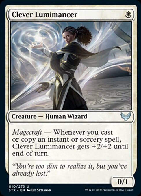 Clever Lumimancer (Strixhaven) Near Mint Foil