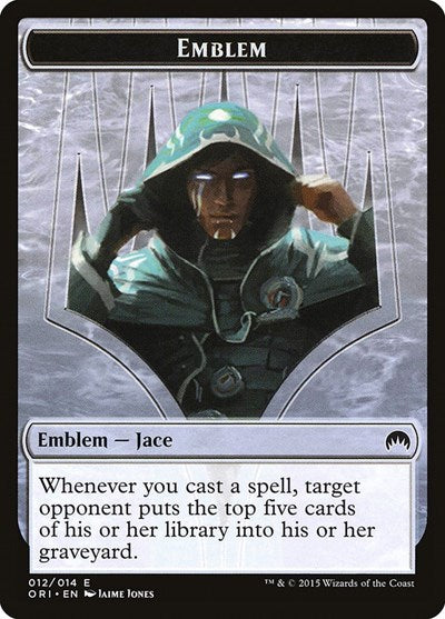 Emblem - Jace, Telepath Unbound (Magic Origins) Light Play
