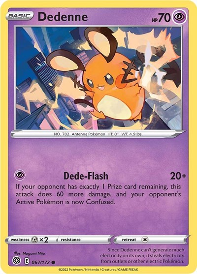 Dedenne (SWSH09: Brilliant Stars) Near Mint