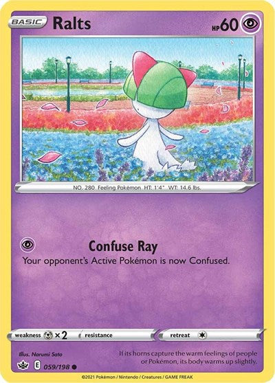 Ralts (SWSH06: Chilling Reign) Near Mint
