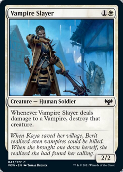 Vampire Slayer (Innistrad: Crimson Vow) Light Play Foil