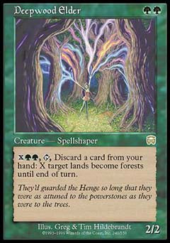 Deepwood Elder (Mercadian Masques) Light Play