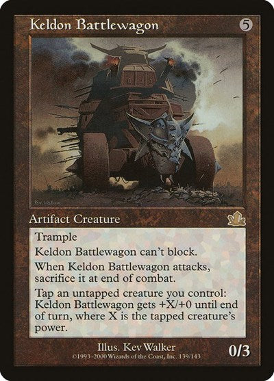Keldon Battlewagon (Prophecy) Light Play