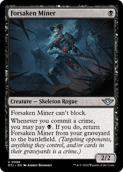 Forsaken Miner (Outlaws of Thunder Junction) Near Mint Foil