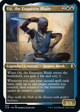 Oji, the Exquisite Blade (Etched Foil) (Commander Legends: Battle for Baldur's Gate) Near Mint Foil