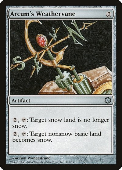 Arcum's Weathervane (Coldsnap Theme Deck Reprints) Light Play