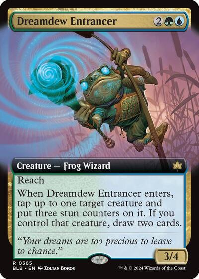 Dreamdew Entrancer (Extended Art) (Bloomburrow) Light Play