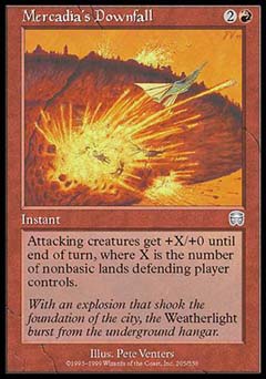 Mercadia's Downfall (Mercadian Masques) Light Play