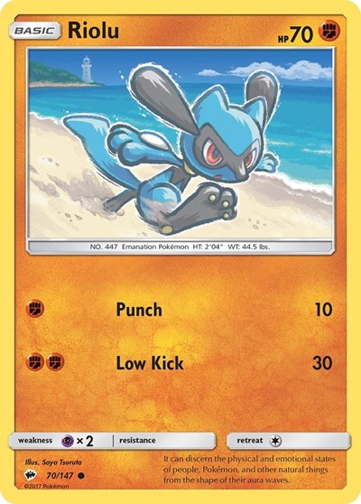 Riolu (SM - Burning Shadows) Near Mint