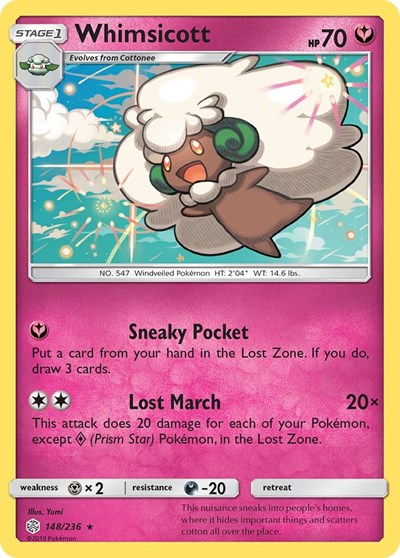 Whimsicott (SM - Cosmic Eclipse) Near Mint