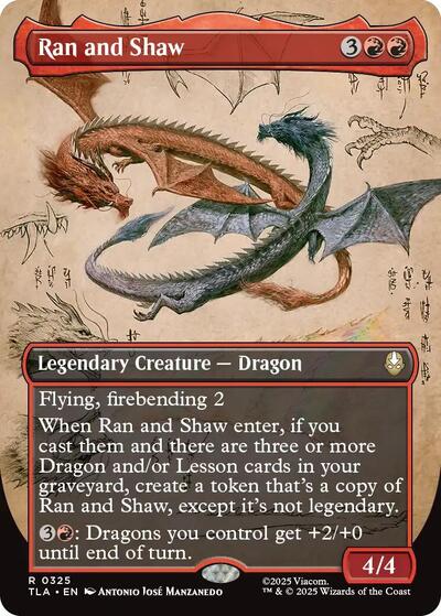 Ran and Shaw (Borderless) (Avatar: The Last Airbender) Near Mint