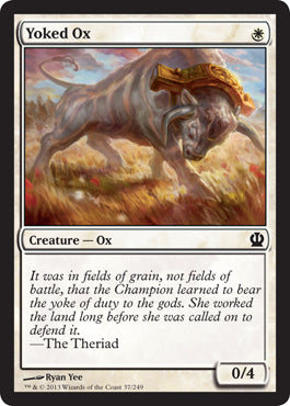Yoked Ox (Theros) Light Play Foil