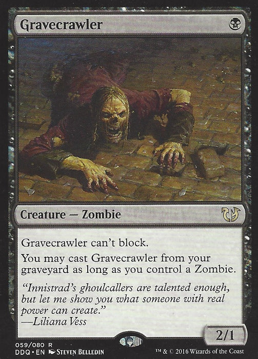Gravecrawler (Duel Decks: Blessed vs Cursed) Light Play