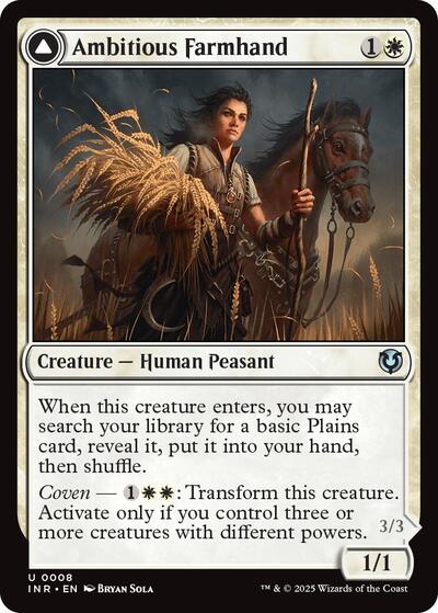 Ambitious Farmhand (Innistrad Remastered) Light Play Foil