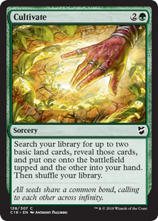 Cultivate (Commander 2018) Light Play