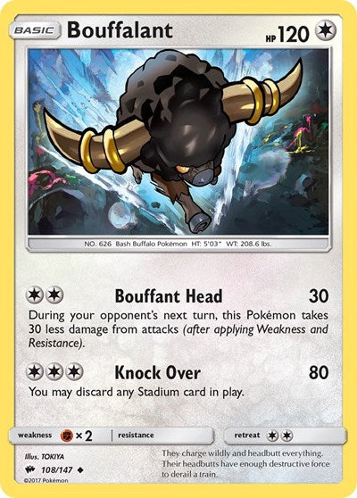 Bouffalant (SM - Burning Shadows) Near Mint