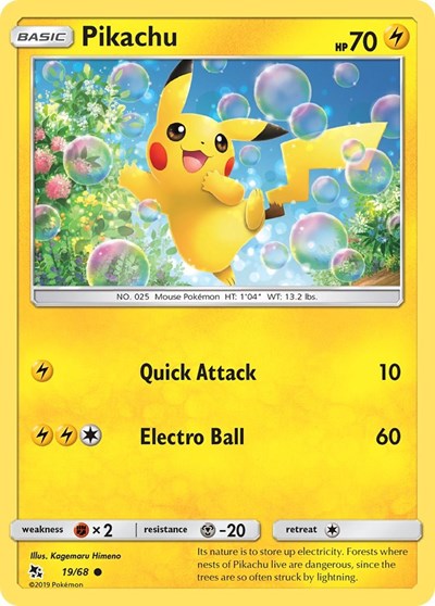 Pikachu (Hidden Fates) Near Mint