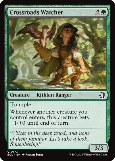 Crossroads Watcher (Lorwyn Eclipsed) Near Mint Foil